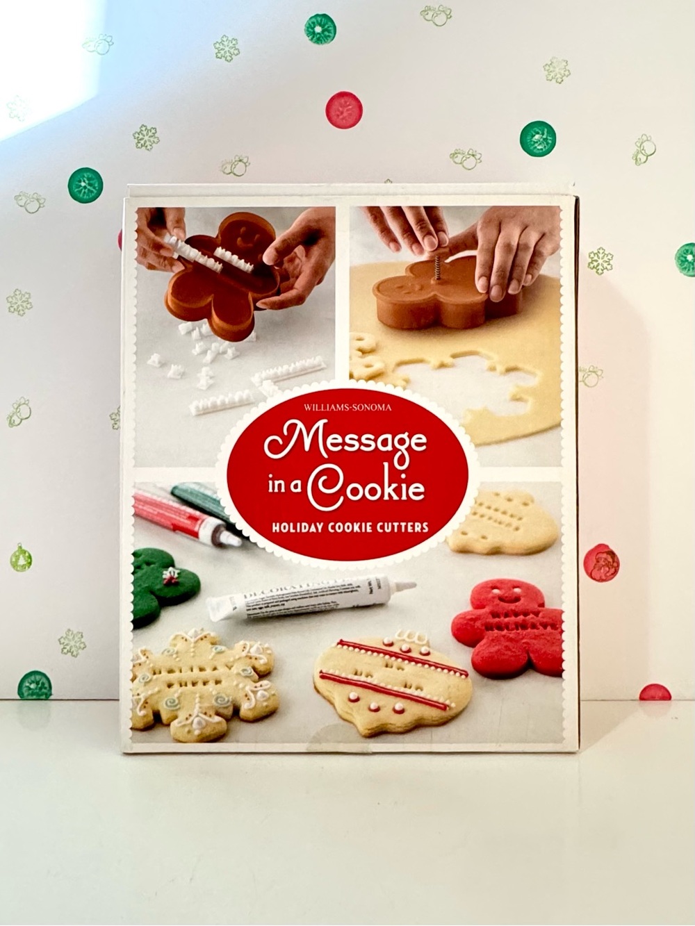 Williams Sonoma Holiday Message-in-a-Cookie Cutter Set